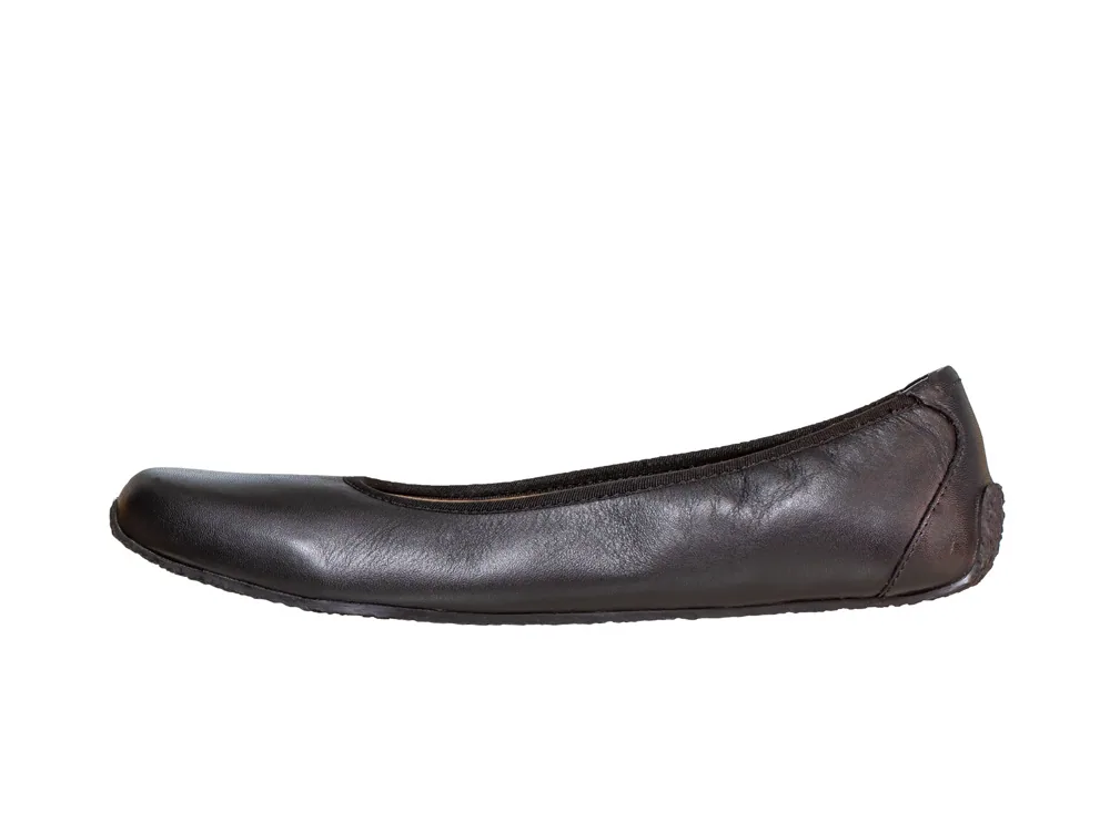 Женские балетки Sole Runner Miranda из чёрной кожи