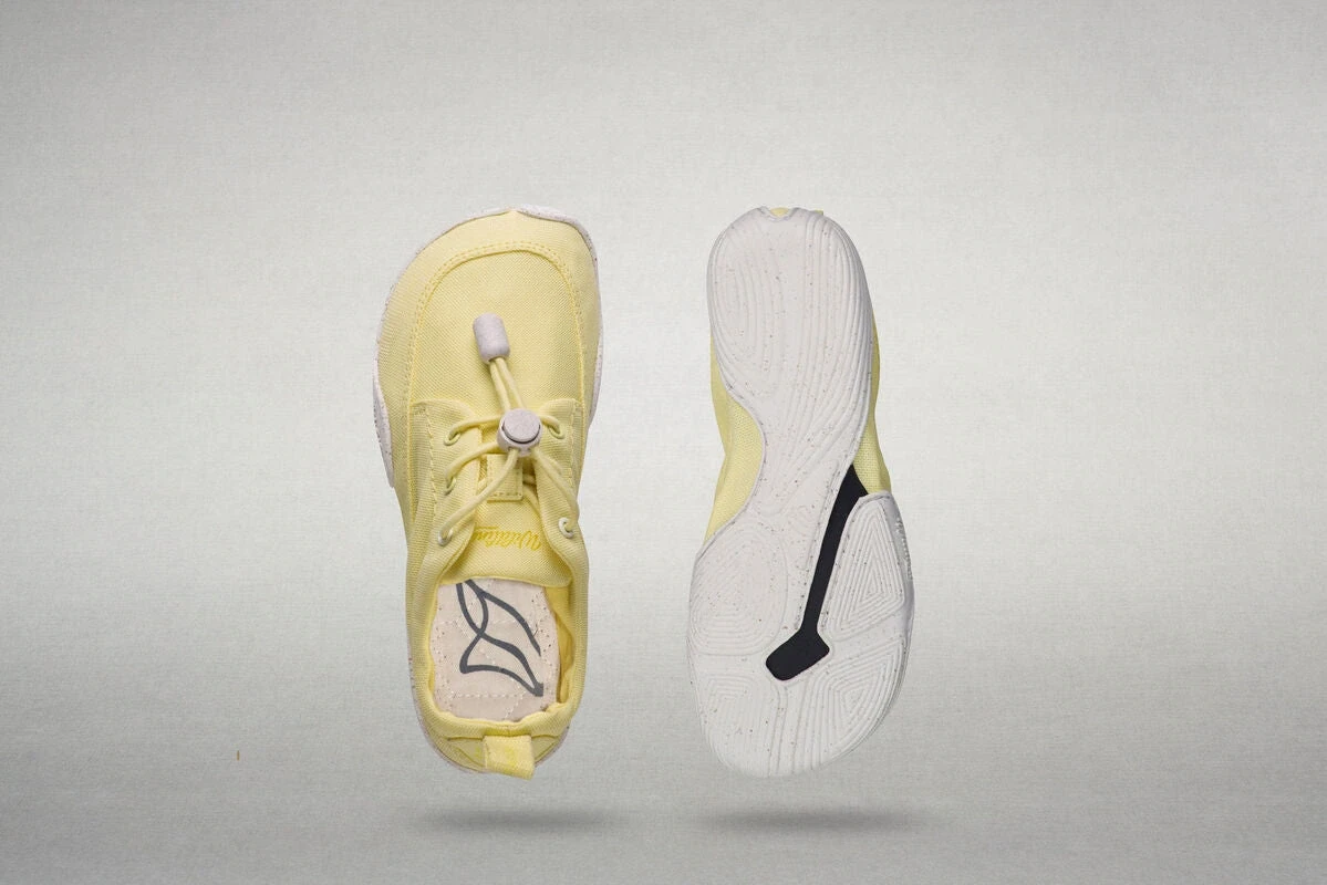 Повседневная босоногая обувь Wildling Tanuki Banira для детей — жёлтый, натуральный бежевый, фото 6