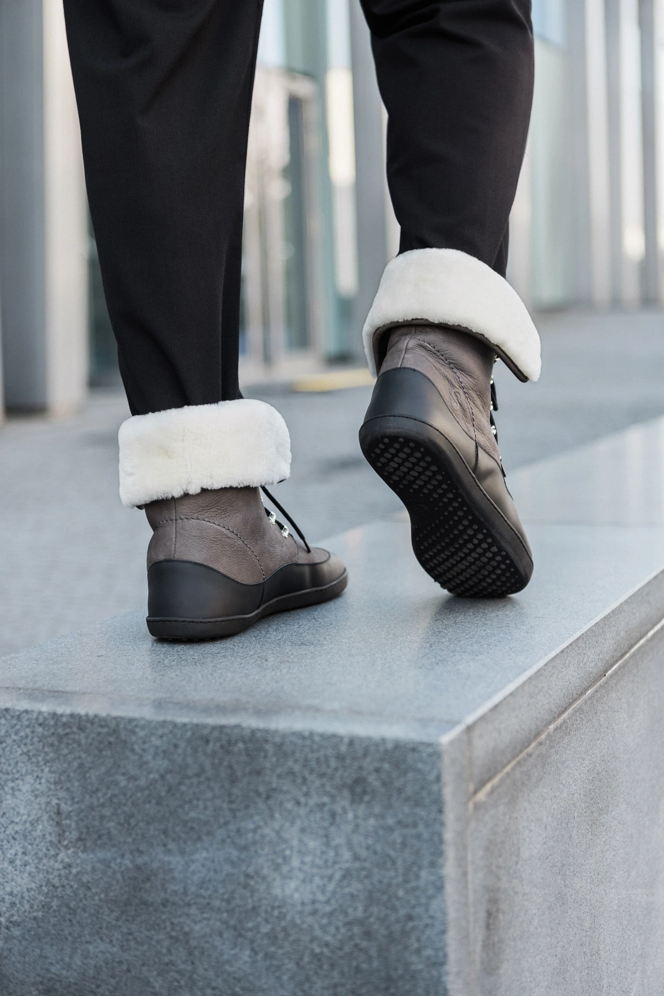 Босоногие ботинки Shapen LYNX — тёмно-серый, фото 19