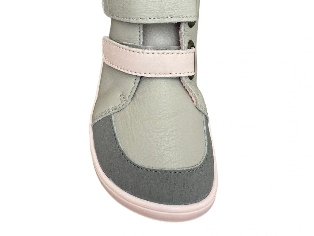 Ботинки Baby Bare Febo Fall Asfaltico — розовый, серый (детские), фото 5