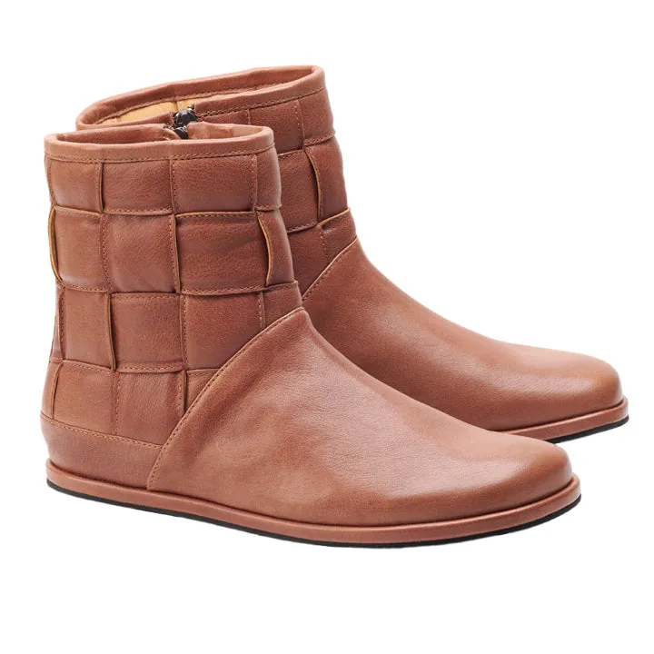 Женские ботинки ZAQQ LUQAS Wide Brown (коричневый цвет) — фото 1 из 4