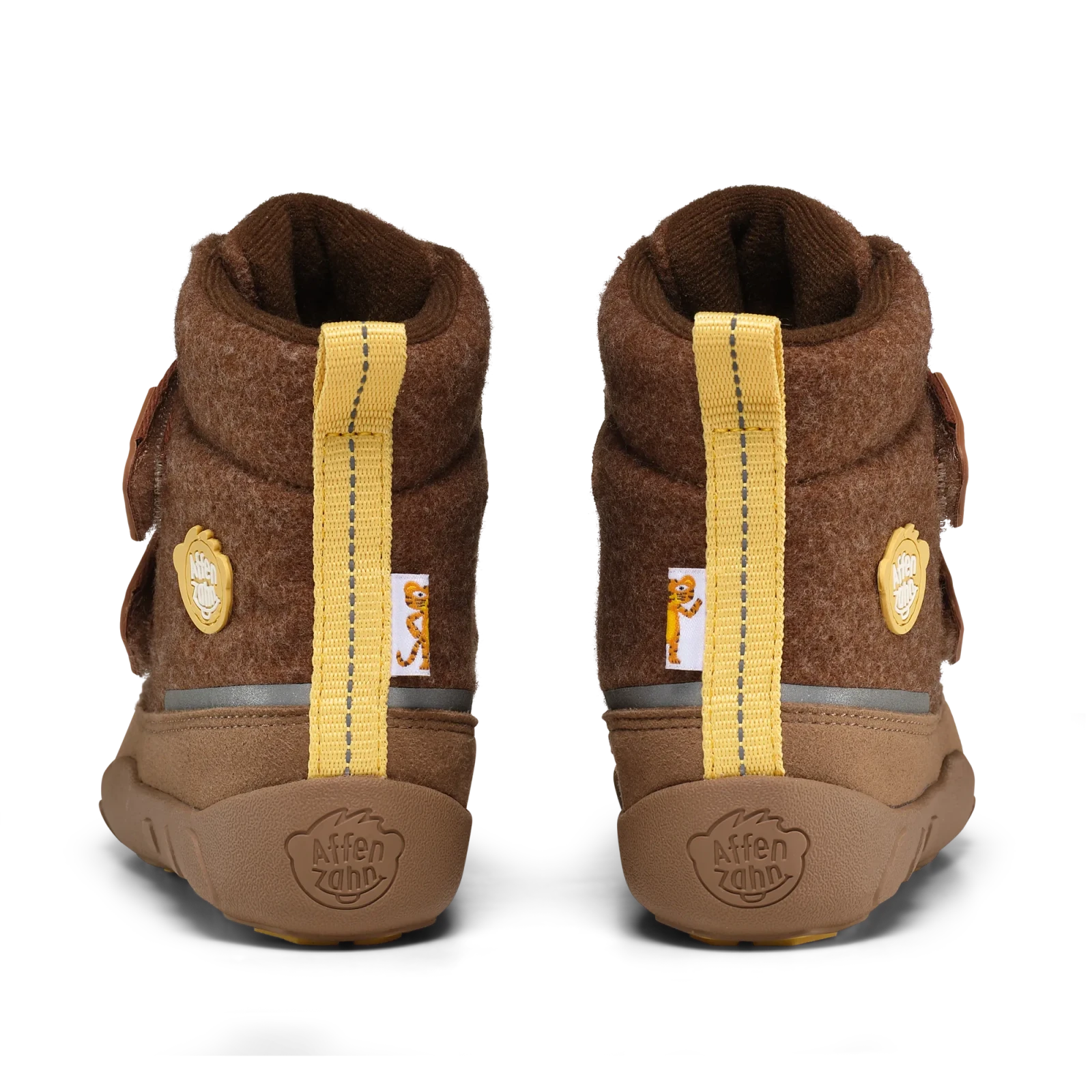Зимние ботинки Affenzahn Comfy Тигр — коричневый, фото 12
