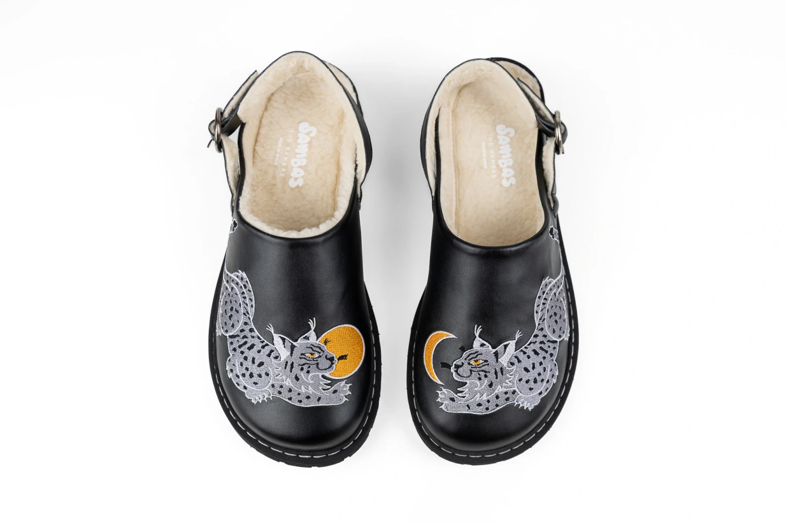Босоногие сабо Sambas the bambas Lunx — чёрные, фото 4