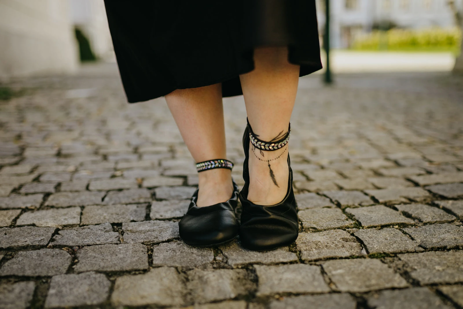Балетки Ahinsa Chic Preciosa Barefoot — чёрный, фото 17
