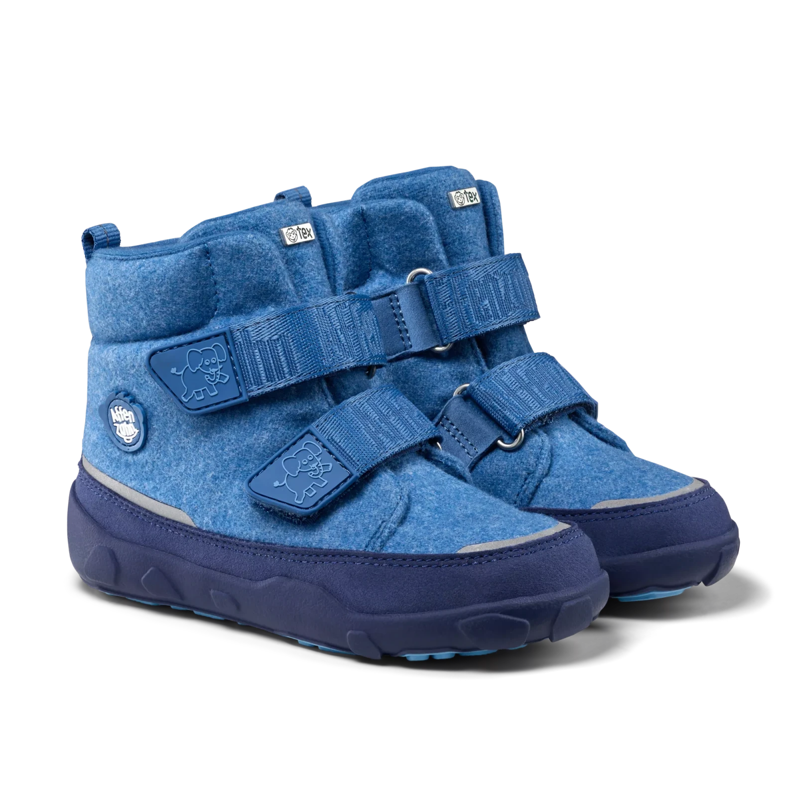 Зимние ботинки Affenzahn Comfy Слон — синий
