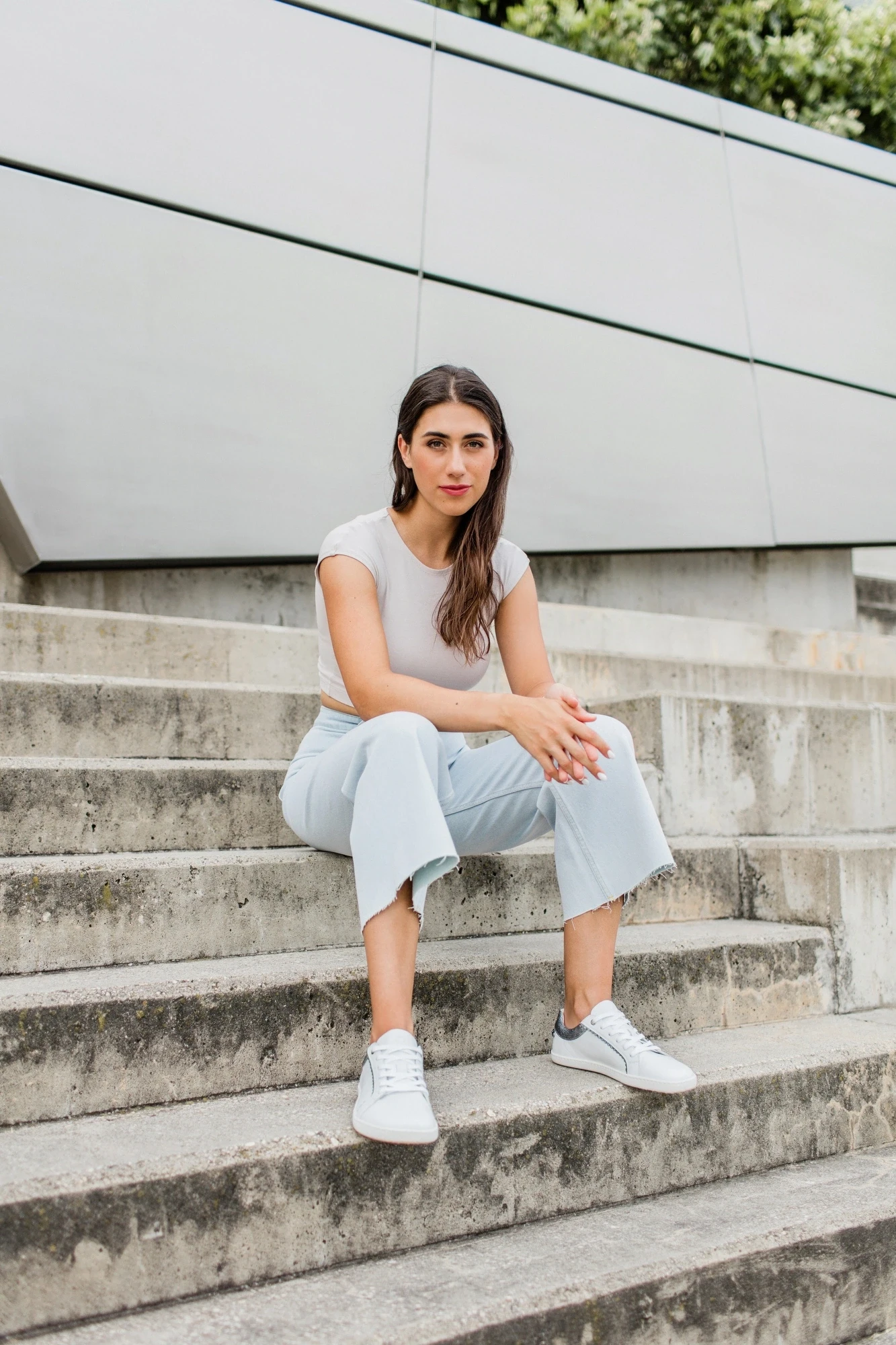 Босоногие кроссовки Shapen FEELIN Chic — белый (с блеском), фото 34
