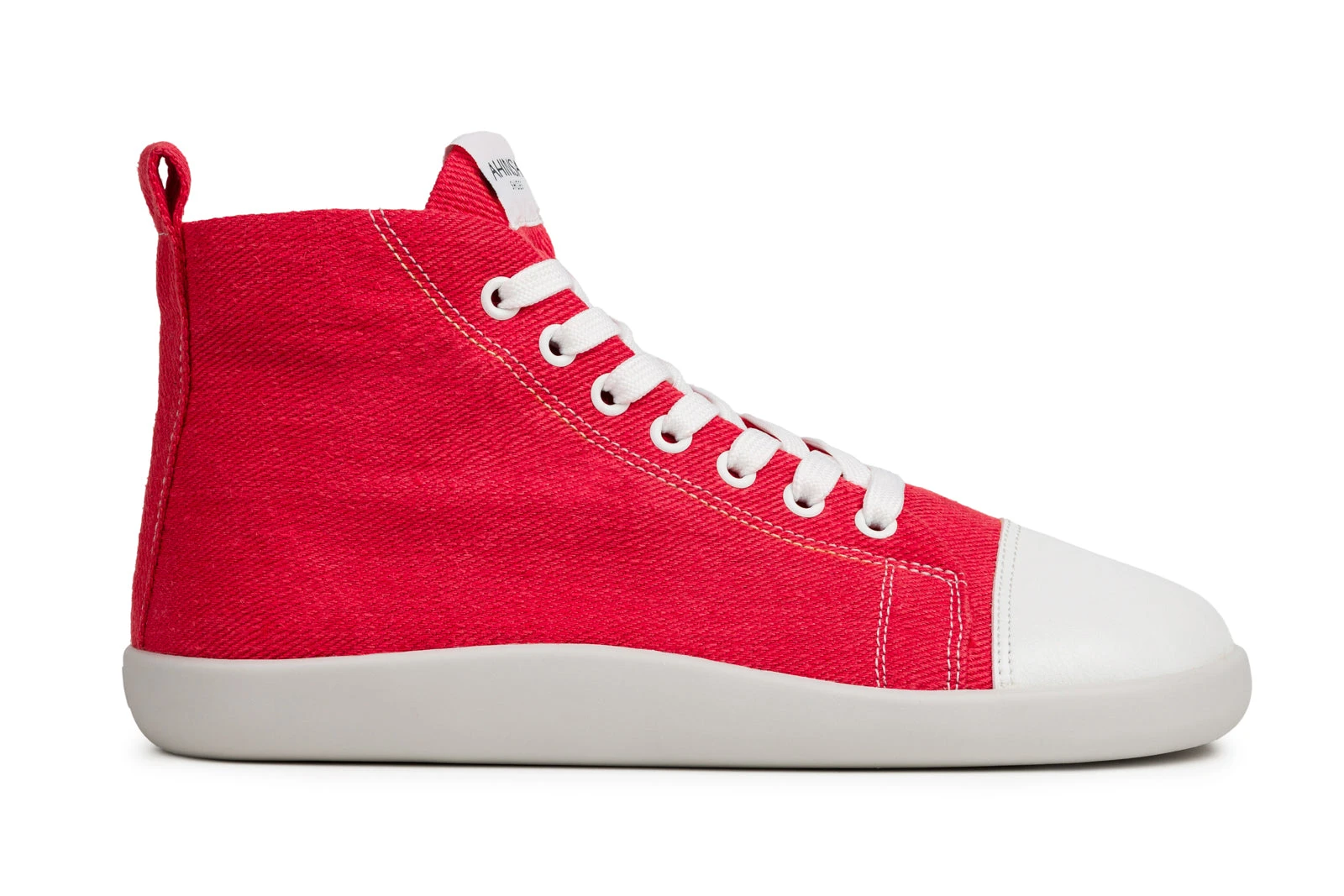 Кроссовки Ahinsa Street Hemp High-Top Barefoot — красный — фото 1 из 20