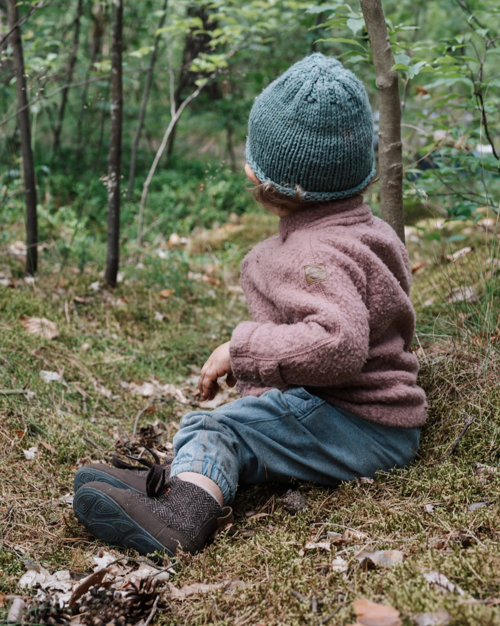 Босоногие ботинки Wildling Kindur sten для малышей — коричневый, фото 2