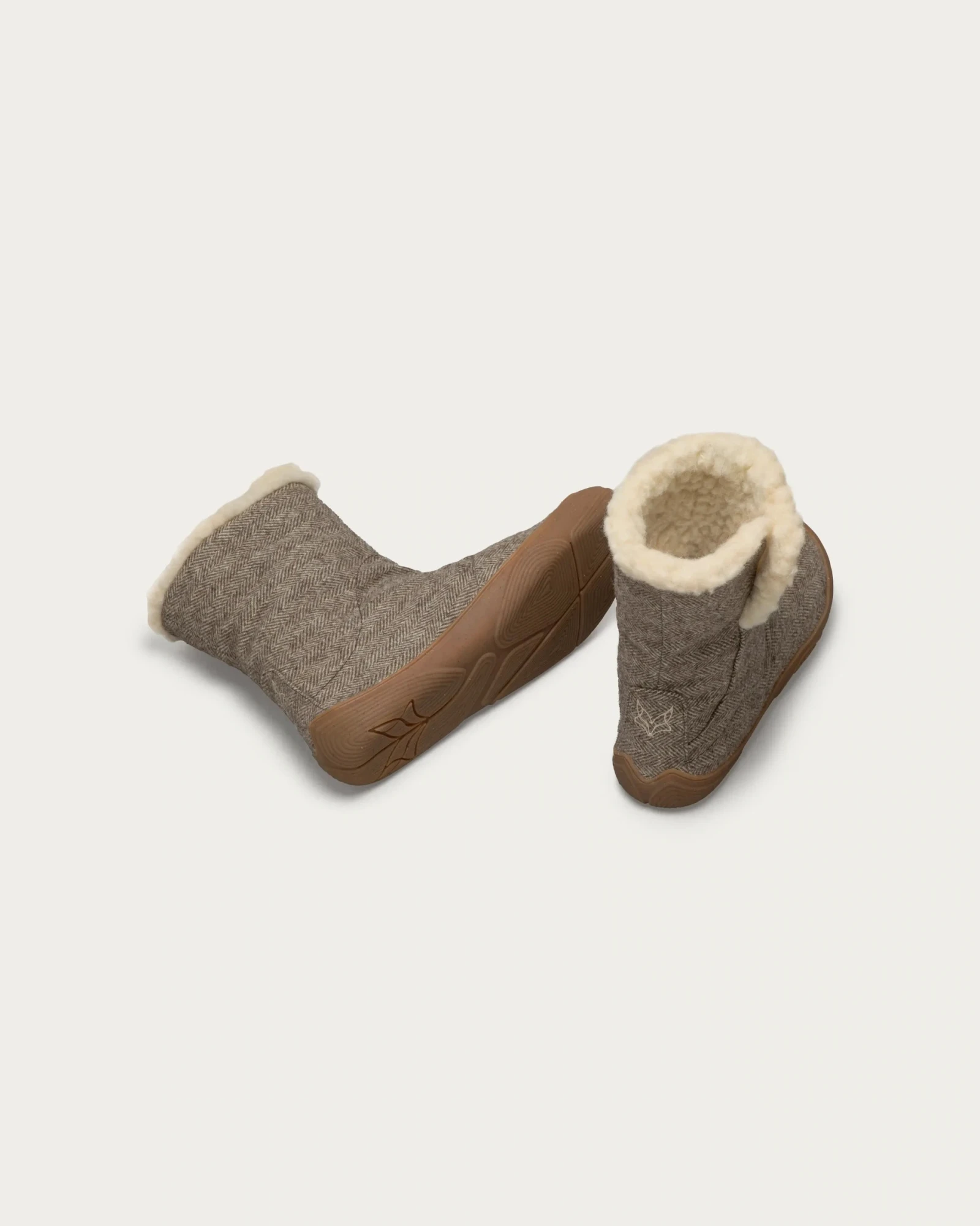 Босоногие ботинки Wildling Koselig sand — коричневый, серый, натуральный бежевый, фото 5