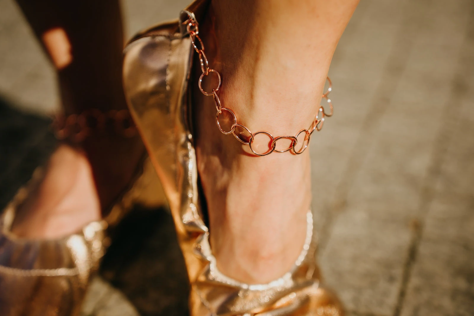 Балетки Ahinsa Chic Barefoot — розовое золото, фото 19