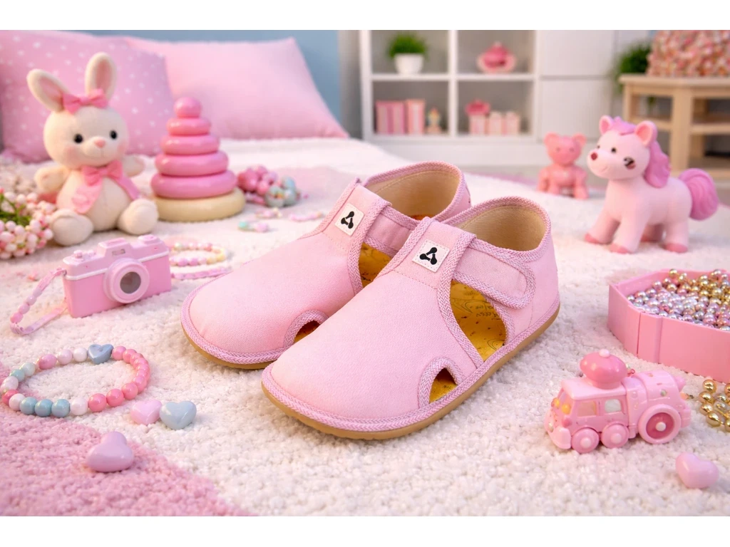 Тапочки Antal Rascal с поддержкой свода — розовый (детские), фото 2