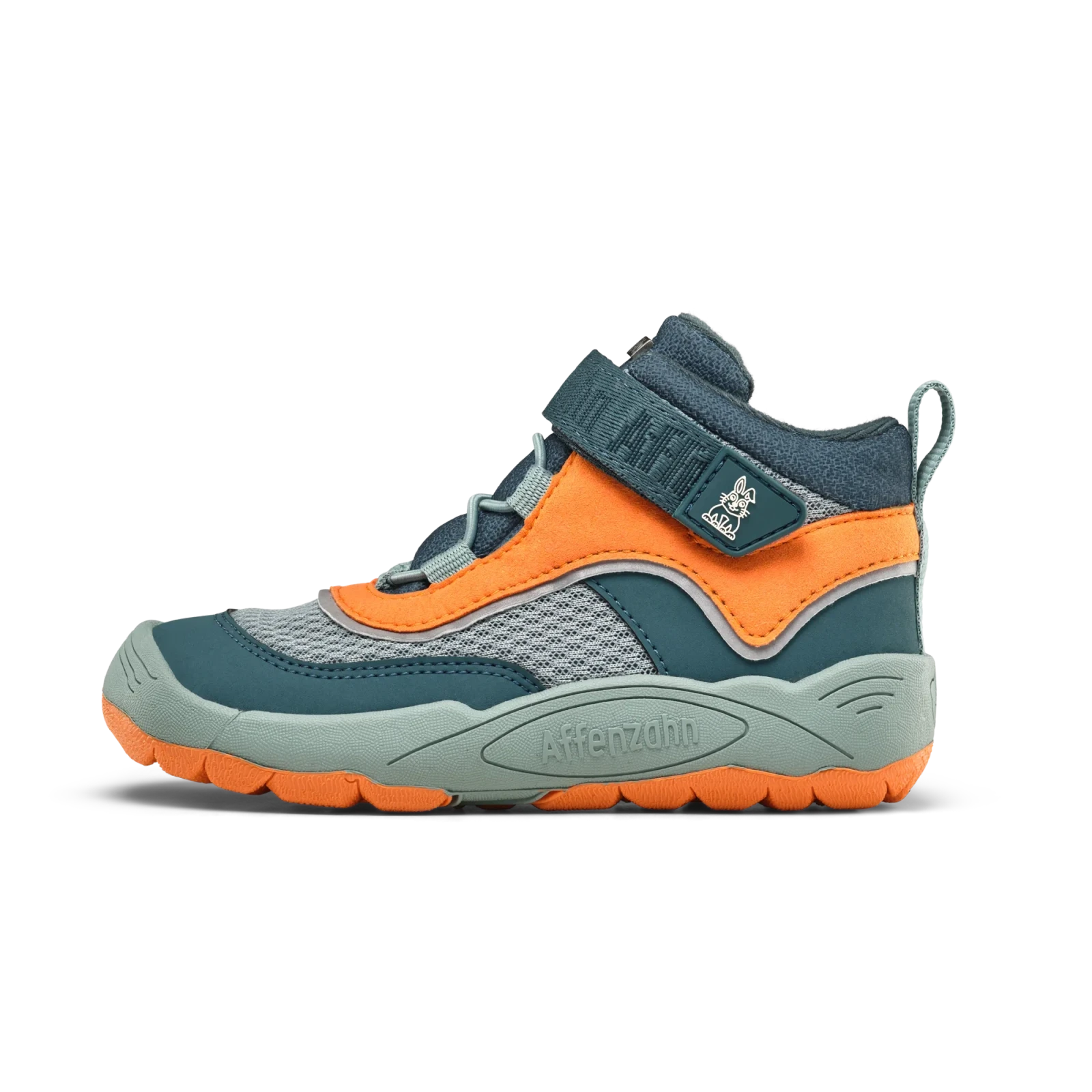 Полуботинки Affenzahn Explory Заяц — сине-зелёный, фото 4