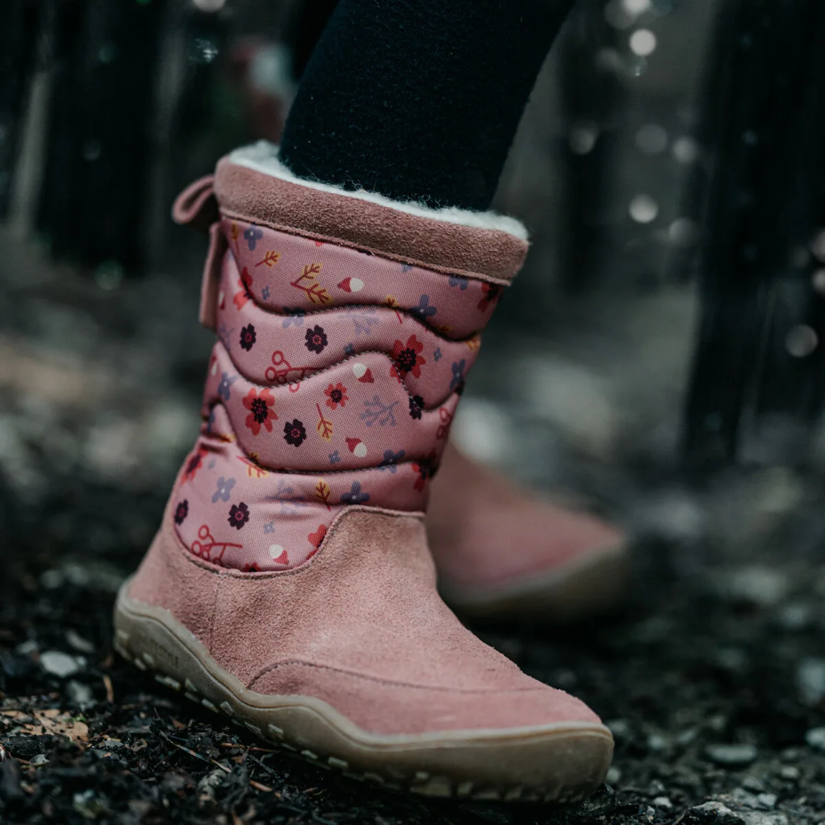 Зимние босоногие ботинки bLIFESTYLE alpakaSTYLE — розовый, фото 6