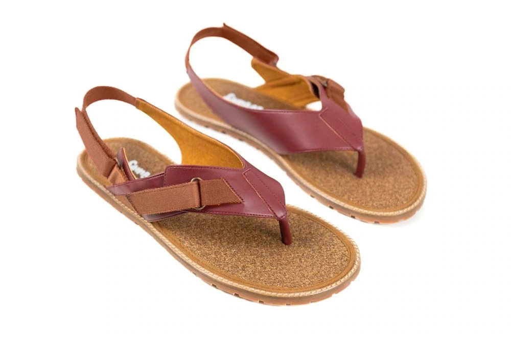 Босоногие сандалии Sambas the bambas Vesta — бордовые — фото 1 из 13